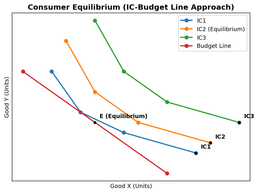 Theory of Consumer Behaviour (Microeconomics) figure