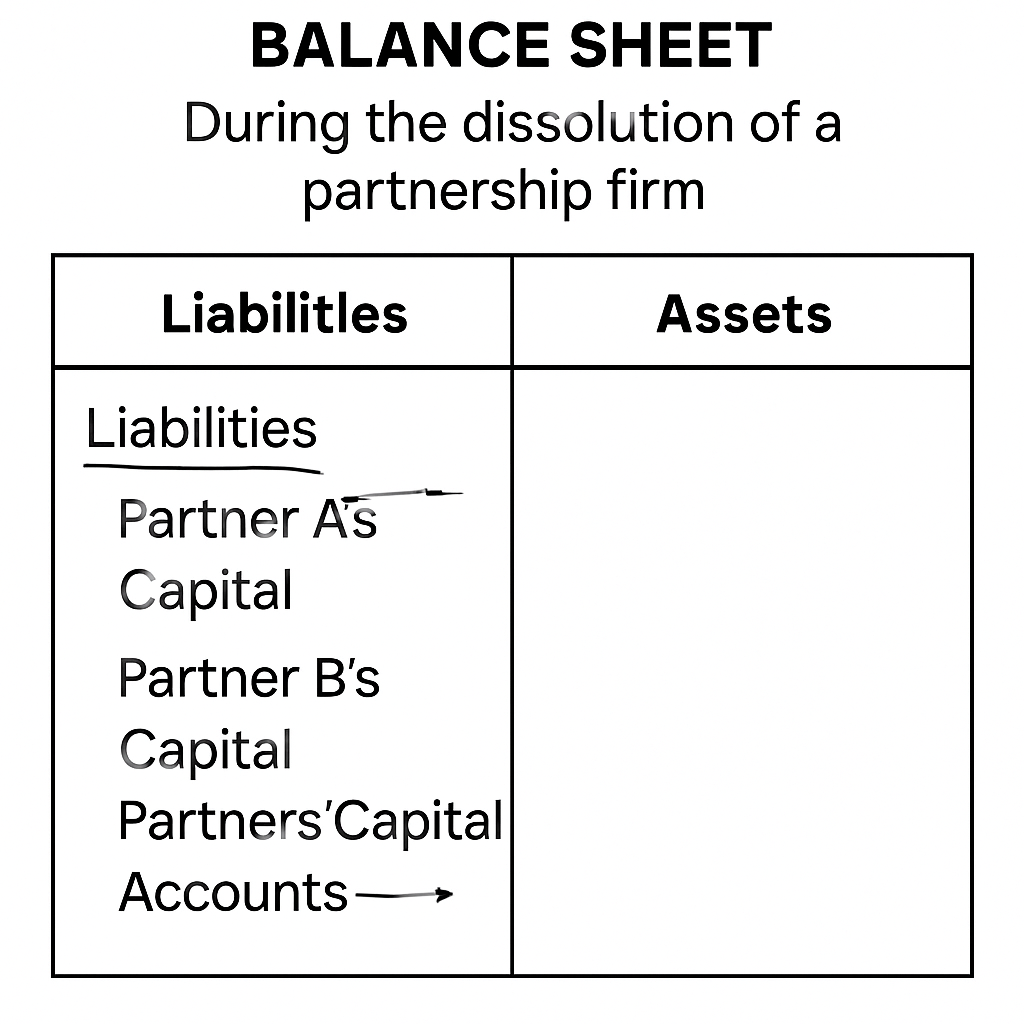 Dissolution of Partnership Firm figure