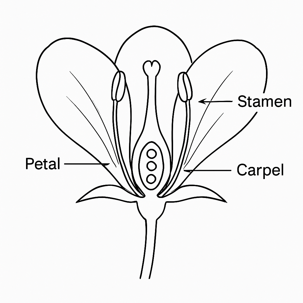 Sexual Reproduction in Flowering Plants figure